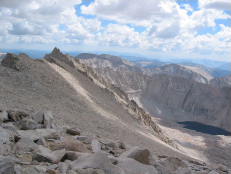 64 summit ridge way back, Mt Muis in distance